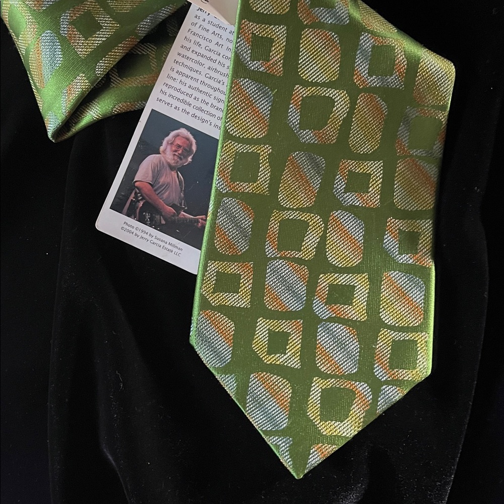 Jerry Garcia Moon Mountain Collection 39 Limited Edition Silk Tie - NWT